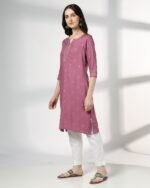Women Printed Straight Kurta - Image 4